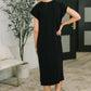 Sweet Like That Casual Dress in Black
