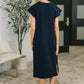 Sweet Like That Casual Dress in Navy