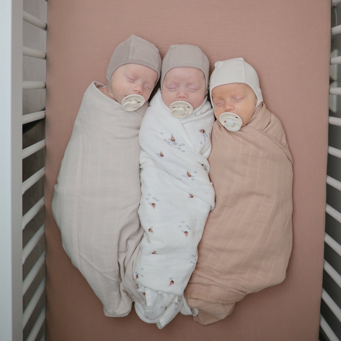 Organic Cotton Muslin Swaddle Blanket- Multiple Color Options