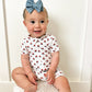 Red White & Blue Tulips Bamboo Shorty Pajamas