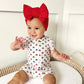 Red White & Blue Tulips Bamboo Shorty Pajamas