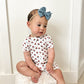 Red White & Blue Tulips Bamboo Shorty Pajamas