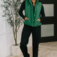 That's What I'm Talkin' About Puffer Vest in Hunter Green