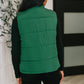 That's What I'm Talkin' About Puffer Vest in Hunter Green