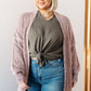 The Way It Was Cardigan in Mauve