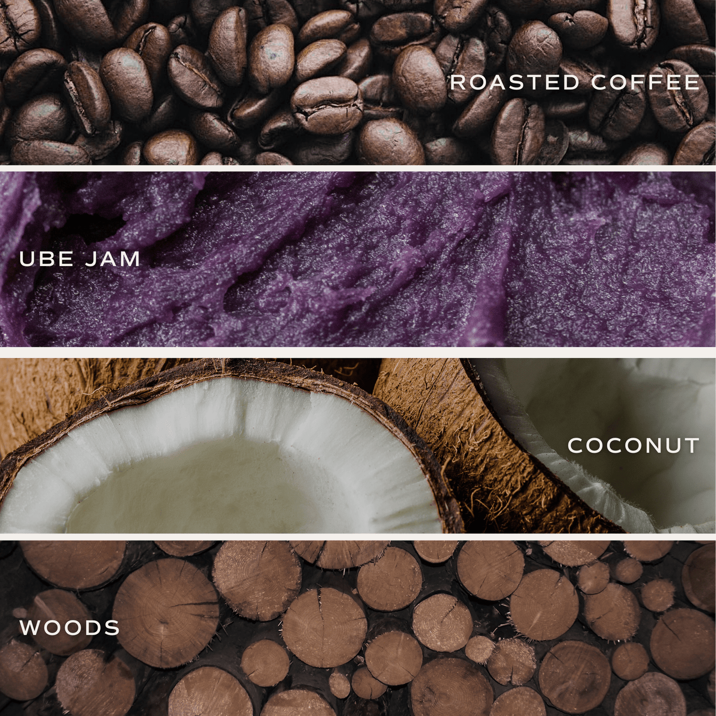 Ube Latte Soy Candle - Brown Matte Jar - 15 oz