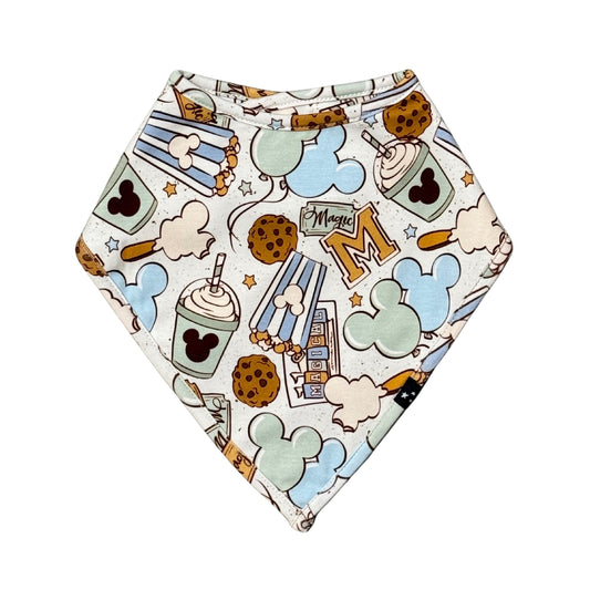 Snacks Bandana Bib (Green)