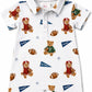 Varsity Bears Polo Shorty One-Piece