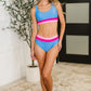 Venice Color Block Swim Top