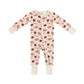 S'more to Love Convertible Zip Footie Pajama- Pink