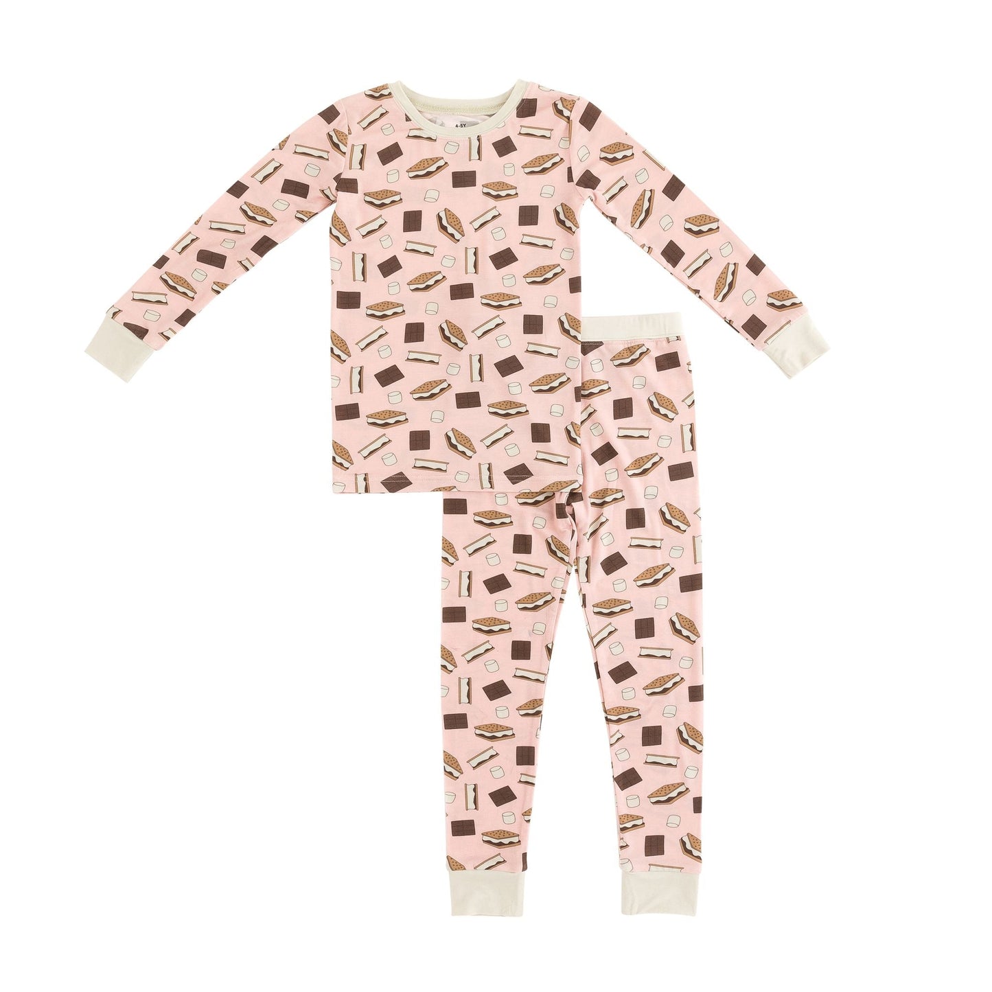 S'more to Love Long Sleeve Pajama - Pink