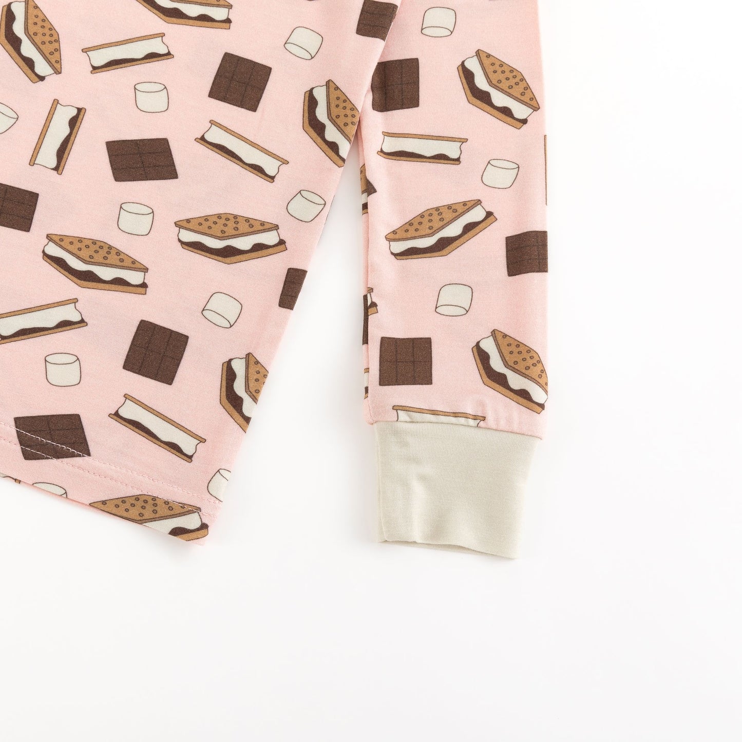 S'more to Love Long Sleeve Pajama - Pink