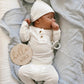 White Baby Outfit Set with Hat/Headband Option (Newborn - 12 months)