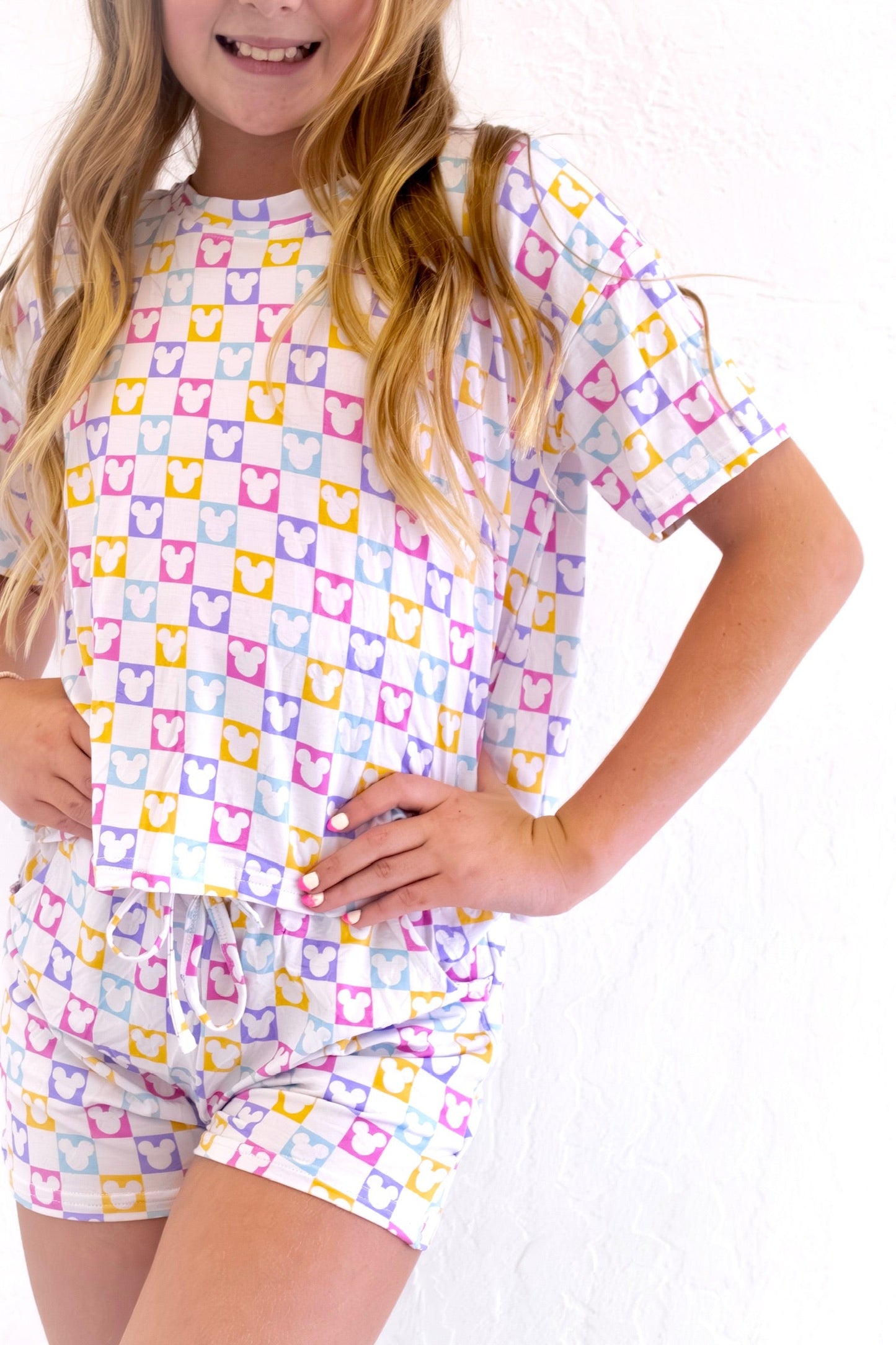 Checkered Board Mouse Daywear Set