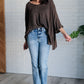 Wishy Washy Mineral Washed Oversized Top