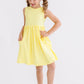 Yellow Tank Pocket Twirl Dress