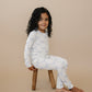 Blue Belle 2pc Ribbed Bamboo Pajamas