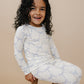 Blue Belle 2pc Ribbed Bamboo Pajamas