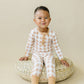 Golden Gingham 2pc Henley Bamboo Pajamas