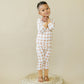 Golden Gingham 2pc Henley Bamboo Pajamas