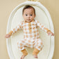 Golden Gingham 2pc Henley Bamboo Pajamas