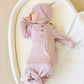Newborn Bamboo Gown & Hat Set
