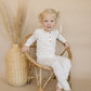 Vintage Blooms 2-Piece Henley Bamboo Pajamas