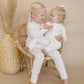 Vintage Blooms 2-Piece Henley Bamboo Pajamas