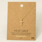 Cross My Heart Pendant Necklace