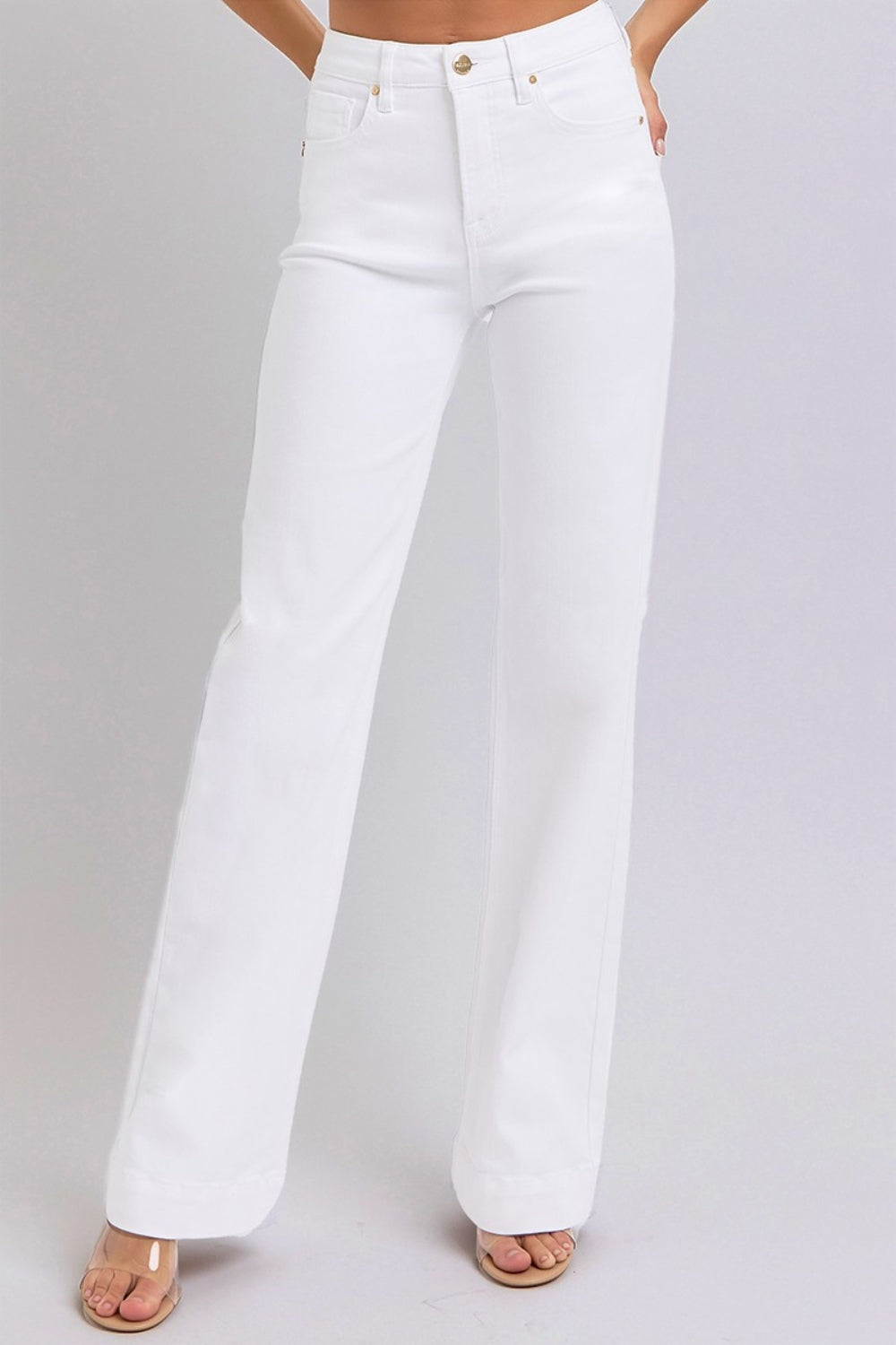 RISEN Blanca High Waist Straight Jeans