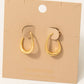 Effortlessly Chic Gold Hoop Earrings