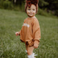 Pumpkin Sweatshirt Romper