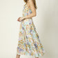 Afternoon Tea Printed Midi Dress (size medium) - Aubrey Jaymes Boutique#