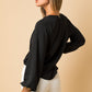 Glamour Hour Surplice Blouse