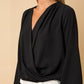 Glamour Hour Surplice Blouse