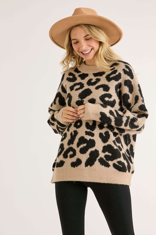 Kenzie Leopard Sweater