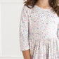 One in a Million 3/4 Sleeve Pocket Twirl Dress