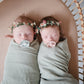Organic Cotton Muslin Swaddle Blanket- Multiple Color Options