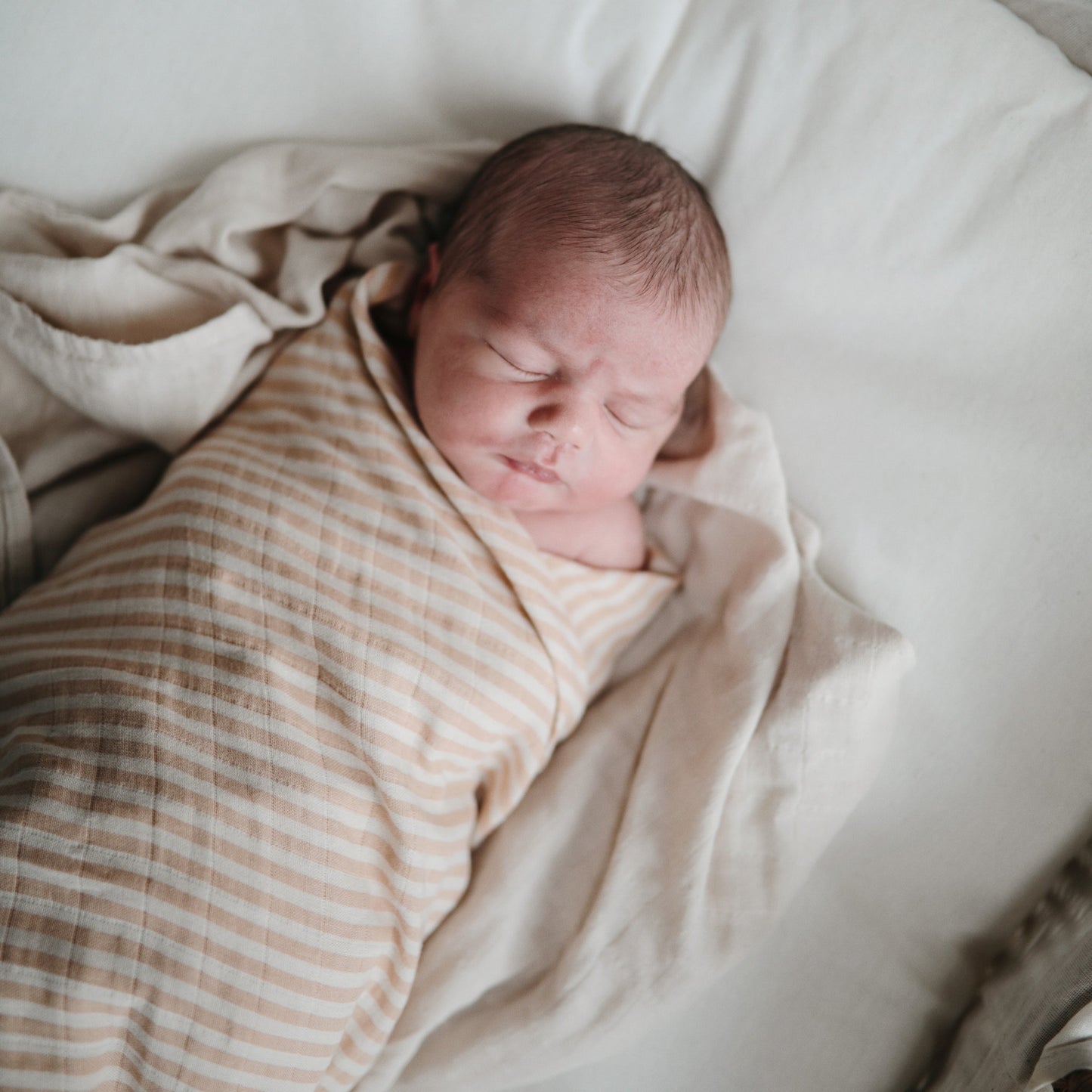 Organic Cotton Muslin Swaddle Blanket- Multiple Color Options