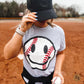 Baseball Smiley Tee - Aubrey Jaymes Boutique#