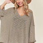 Emersyn Oversized Slub Knit Tunic (Size Small)