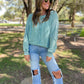 Best Selling Elliott Exposed Seam Sweatshirt in Five Colors