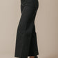 Black Straight Wide Leg Pants