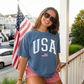 USA Varsity Graphic Tee – 5 Colors