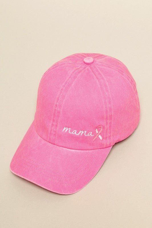 Breast Cancer Awareness Baseball Hat - Aubrey Jaymes Boutique#