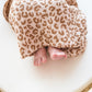 Muslin Swaddle Blanket - Brown Leopard
