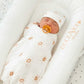 Muslin Swaddle Blanket - Brown Sun