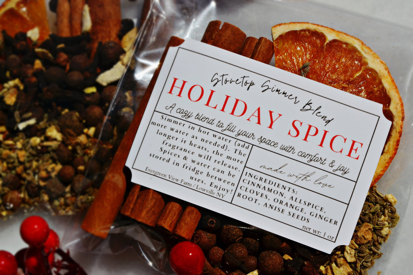 Holiday Spice Stovetop Simmer Blend