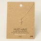 Cross My Heart Pendant Necklace
