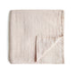 Organic Cotton Muslin Swaddle Blanket- Multiple Color Options